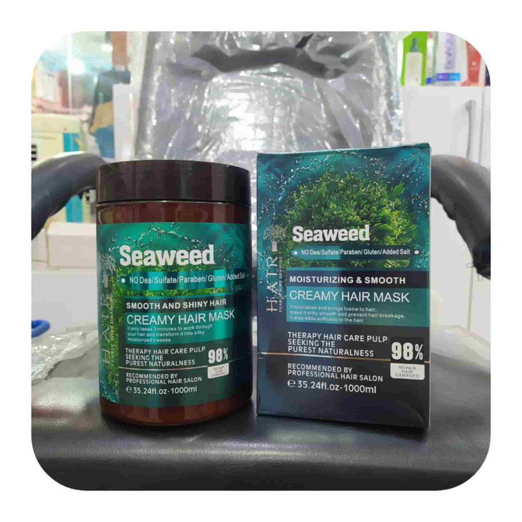 ماسک مو جلبک دریایی seaweed حجم یک کیلویی