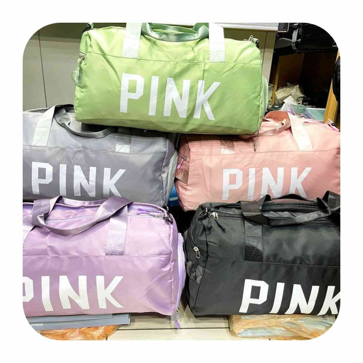 ساک ورزشی اسپرت ضدآب جاکفشی دار pink