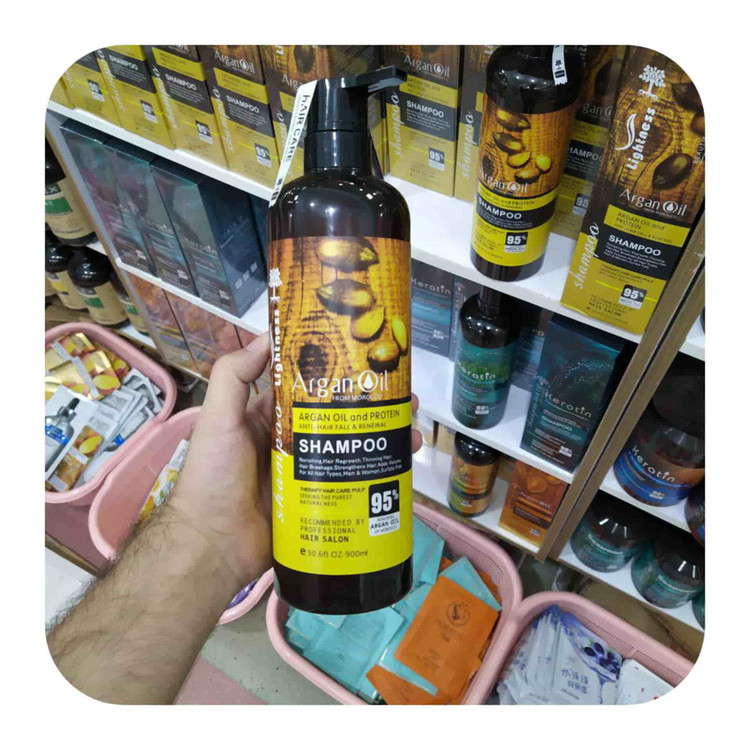 شامپو آرگان لایتنس فری سولفات ساخت اسلواکی Lightness sulfate free shampoo