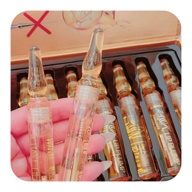 حجم دهنده لب طلا کلاژن کیس بیوتی (Kiss beauty)